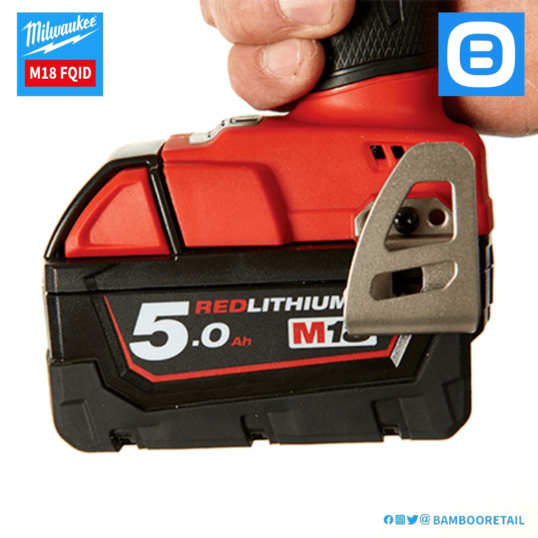 Milwaukee M18 FQID, Máy vặn vít thủy lực, 18V, Màu đỏ đen