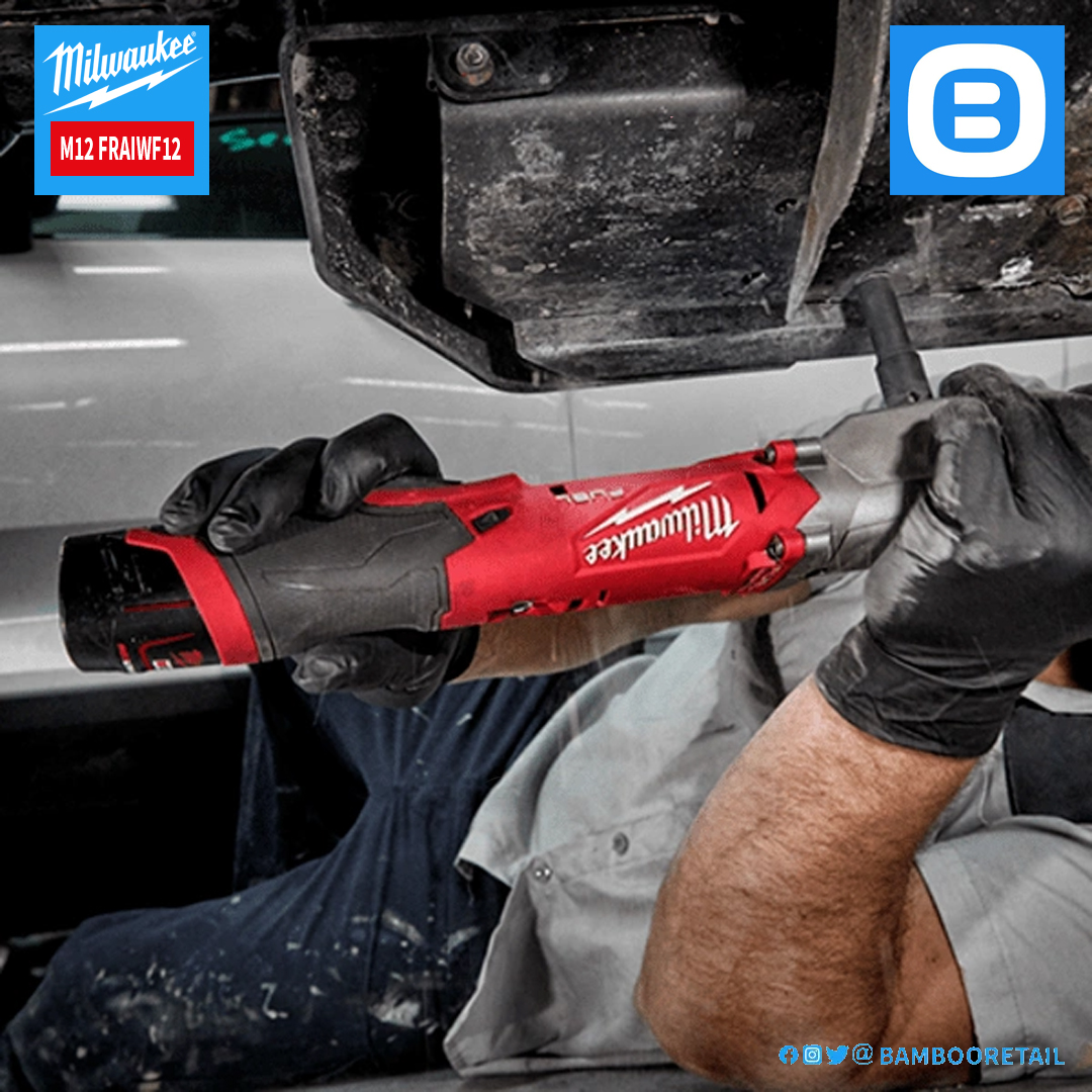 Milwaukee M12 FRAIWF12, Máy siết bu lông góc, 12V, 300 Nm, 1/2 inch, M16, Màu đỏ đen, 18423015