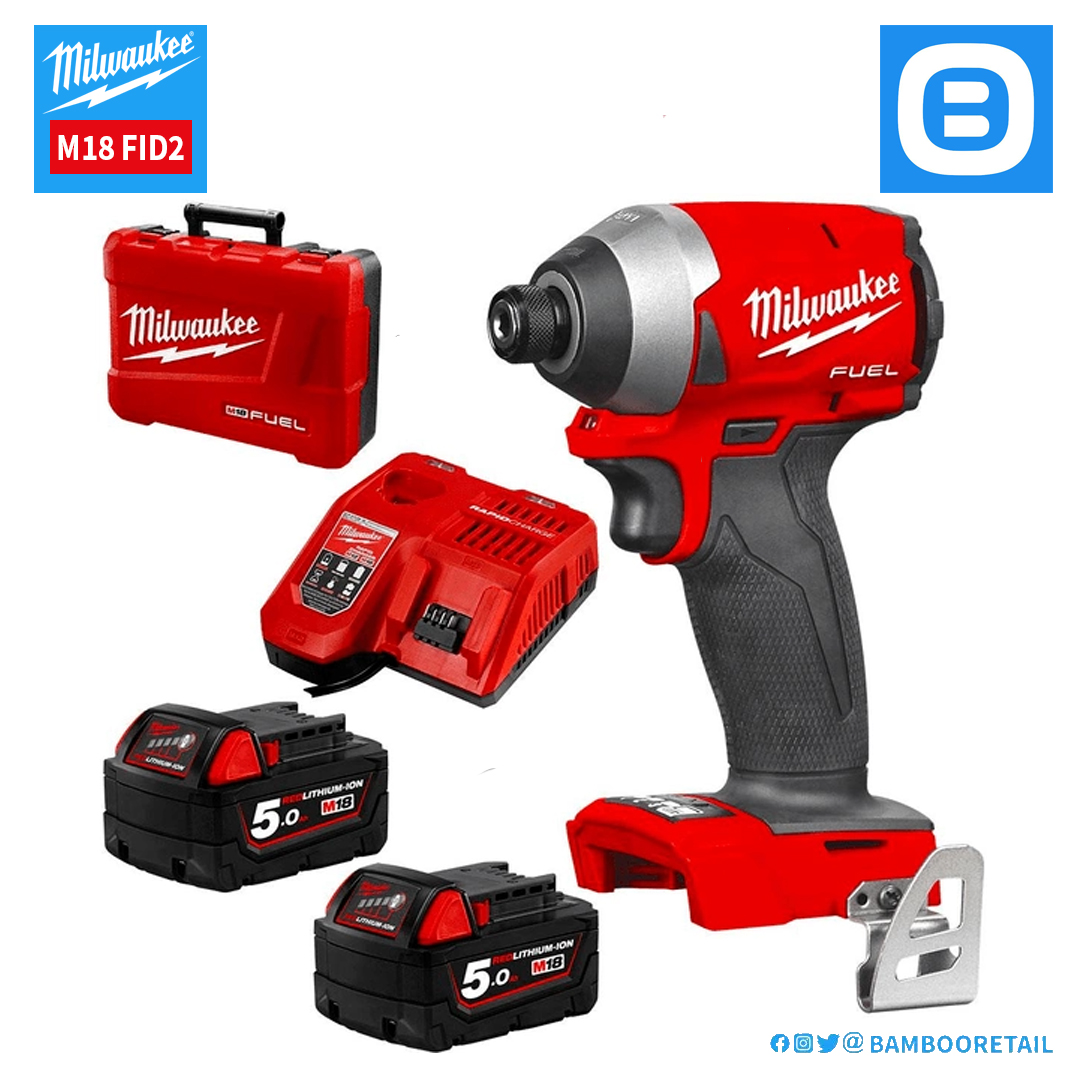 Milwaukee M18 FID2, Máy vặn vít, 18V, Màu đỏ đen