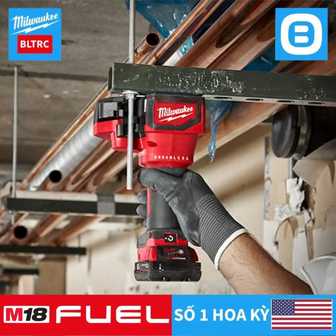 Milwaukee M18 BLTRC, Máy cắt thanh ren, 18V, Màu đỏ đen, 18326007