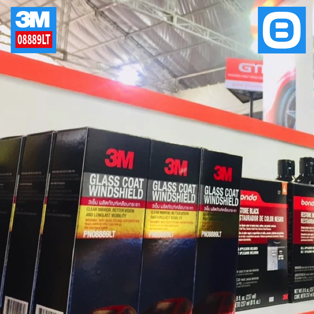 3M 08889LT Glass Coat windshield, Dung dịch chống bám nước kính xe, 200ml