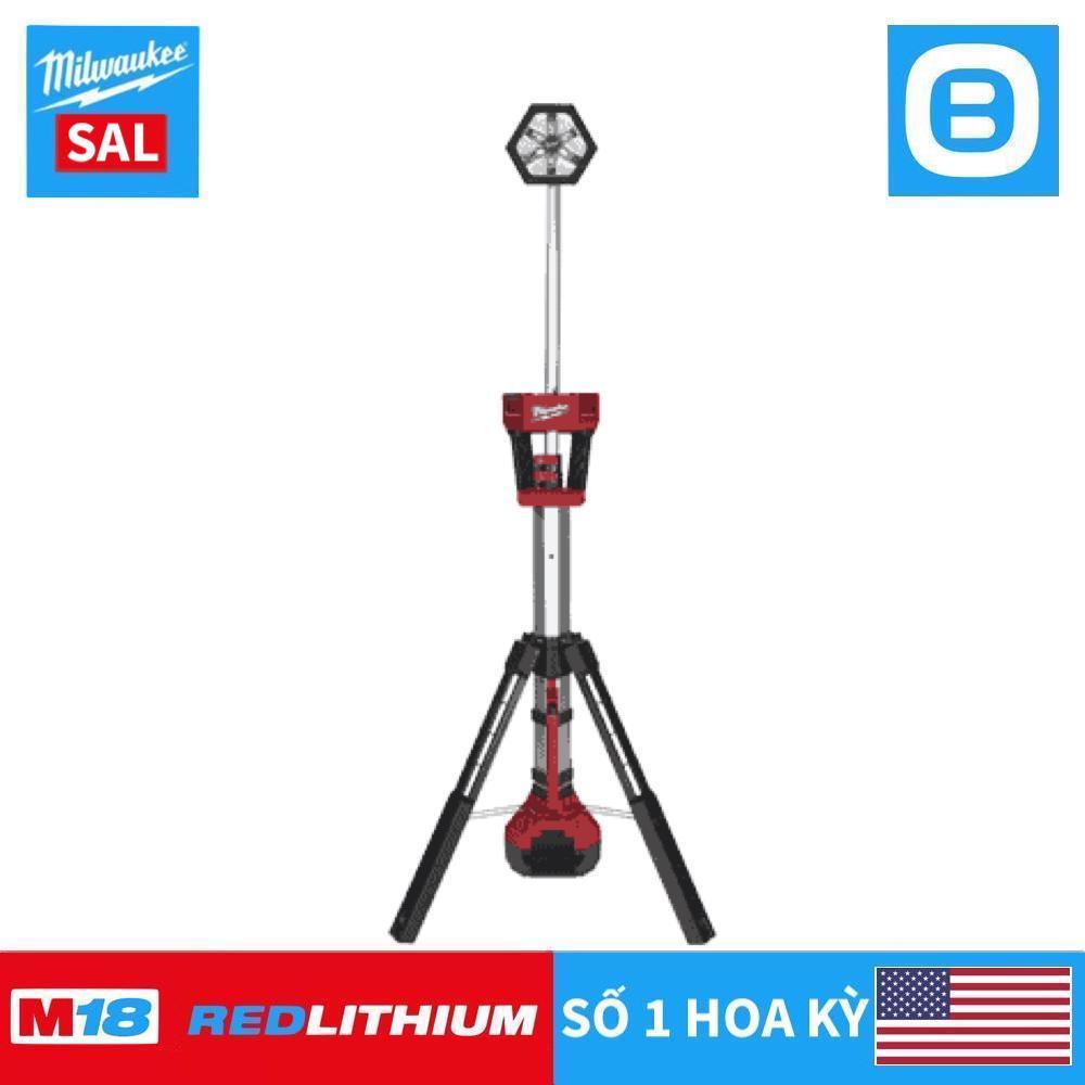 Milwaukee M18 SAL, Đèn LED đứng, 18V, IP54, Màu đỏ đen, 16055009