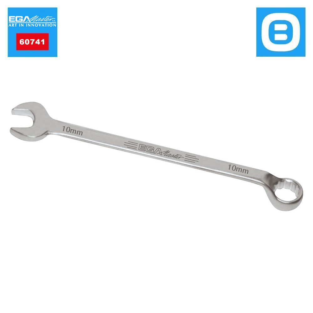 EGA Master 60741, Wrench combination deep offset spanner 7mm DIN 3113-B, Cờ lê vòng miệng 7mm DIN 3113-B EGA, 25 gram, Màu bạc