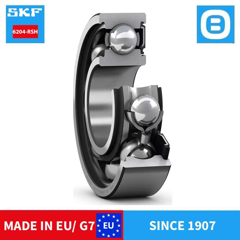 SKF 6204 2Z C3 2Z/C3 RSH 2RSH 2RSH/C3 ZTN9/C3MTV528 2Z/VA201 VU350 VU350-2RS1/C3 W.2RS1 E2.2Z/C3 Deep groove ball bearing with seals or shields, Vòng bi cầu, d20xD47B14 mm, Xuất sứ EU/G7
