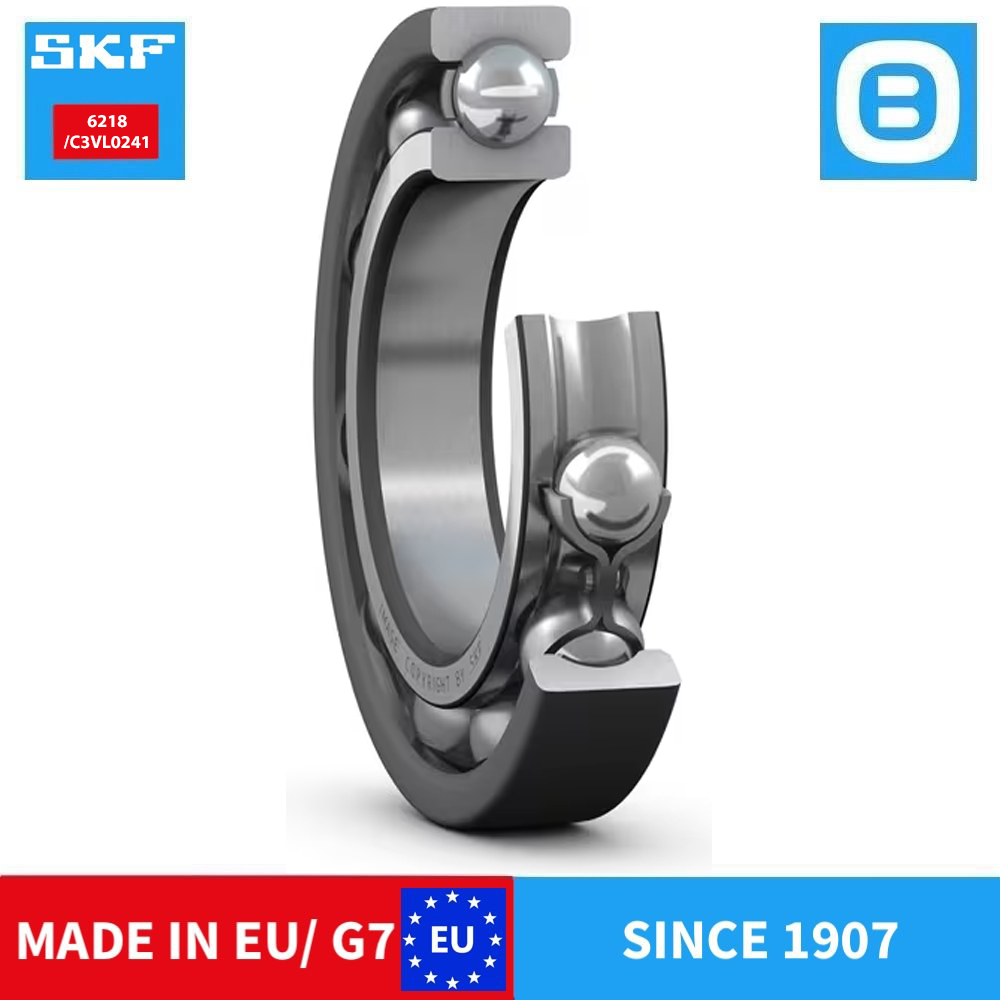 SKF 6218 2Z C3 C4 2Z/C3 2RS1 C3VL0241 INSOCOAT Deep groove ball bearing, Vòng bi cầu, d90xD160xB30 mm, Xuất xứ EU/G7