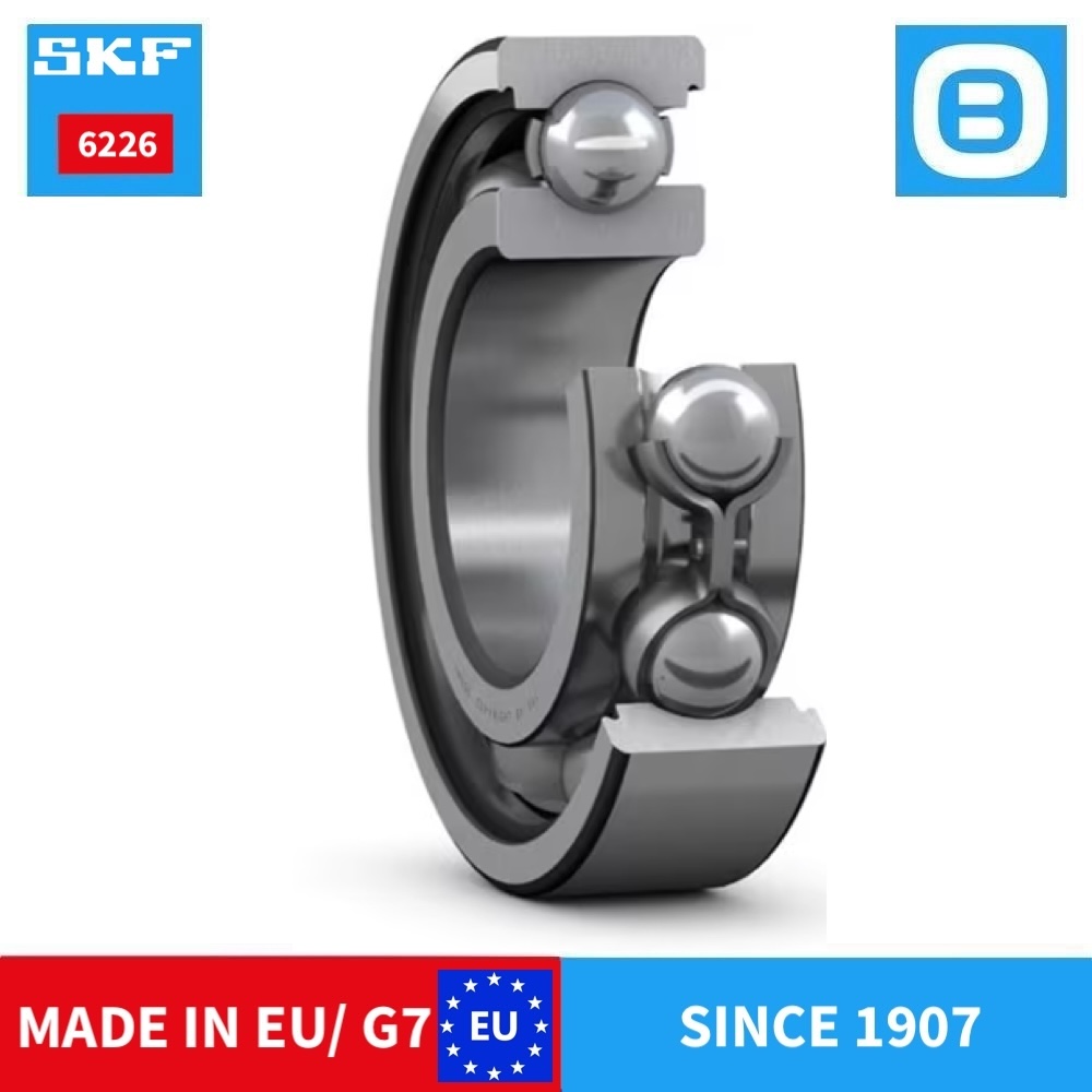 SKF 6226 2Z C3 2Z/C3 2RS1 Deep groove ball bearing, Vòng bi cầu, d130xD230xB40 mm, Xuất xứ EU/G7