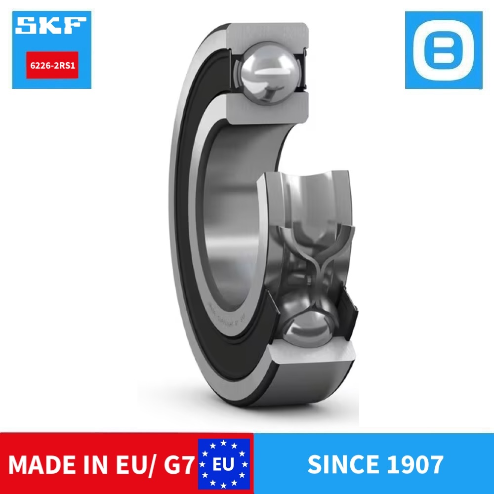 SKF 6226 2Z C3 2Z/C3 2RS1 Deep groove ball bearing, Vòng bi cầu, d130xD230xB40 mm, Xuất xứ EU/G7