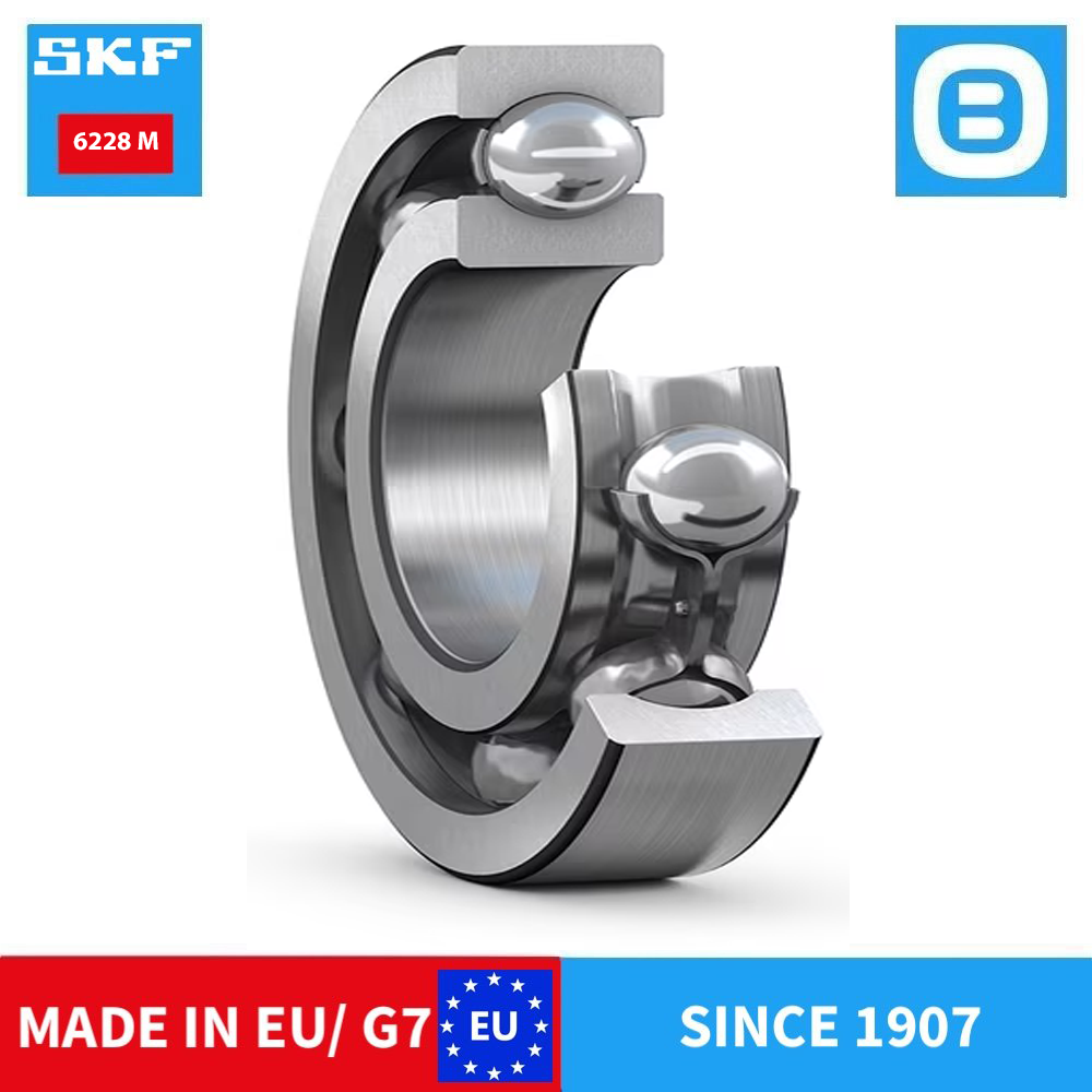 SKF 6236 M/C3 Deep groove ball bearing, Vòng bi cầu, d180xD320xB52 mm, Xuất sứ EU/G7