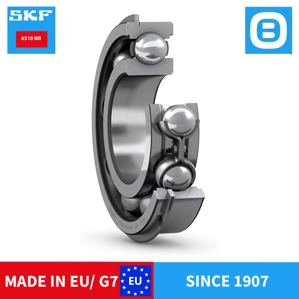 SKF 6310 2Z C3 2Z/C3 2RS1 2RS1/C3 2Z/C4 NR M/C3 Deep groove ball bearing, Vòng bi cầu, d50xD110xB27 mm, Xuất sứ EU/G7
