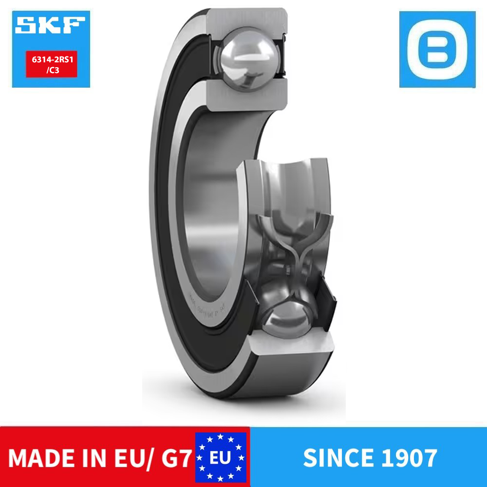 SKF 6314 2Z C3 2Z/C3 2RS1 2RS1/C3 2Z/C4 M/C3VL0241INSOCOAT Deep groove ball bearing, Vòng bi cầu, d70xD150xB35 mm, Xuất sứ EU/G7