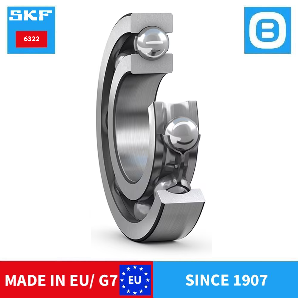 SKF 6322 C3 M/C3 Deep groove ball bearing, Vòng bi cầu, d110xD240xB50 mm, Xuất sứ EU/G7