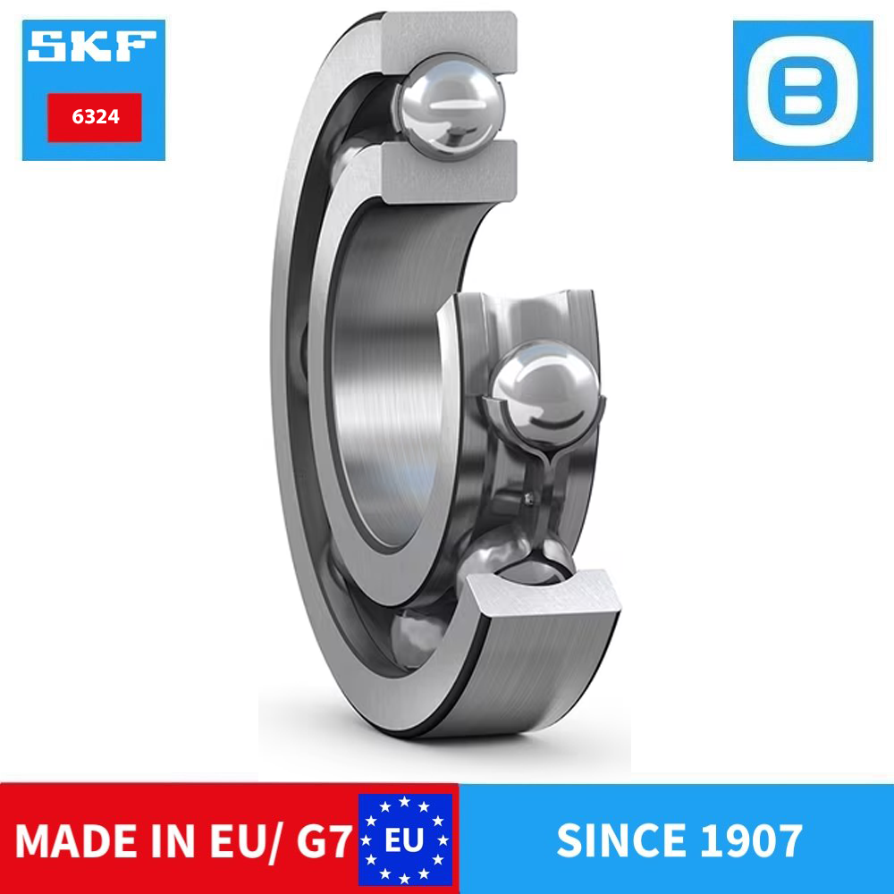 'SKF 6324 C3 2RS1 M M/C3 M/C3 VL 0241 Deep groove ball bearing, Vòng bi cầu, d120xD260xB55 mm, Xuất sứ EU/G7