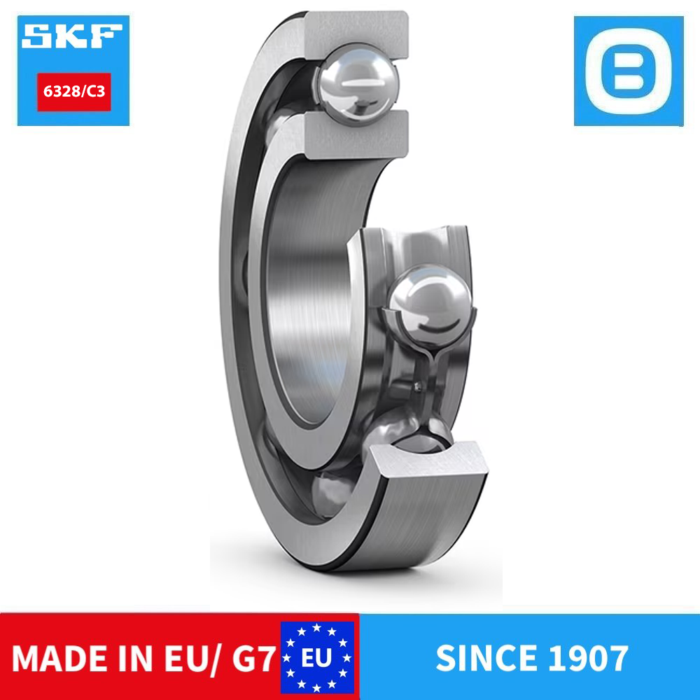 SKF 6328 C3 M M/C3 MVL0241 Deep groove ball bearing, Vòng bi cầu, d140xD300xB62 mm, Xuất sứ EU/G7