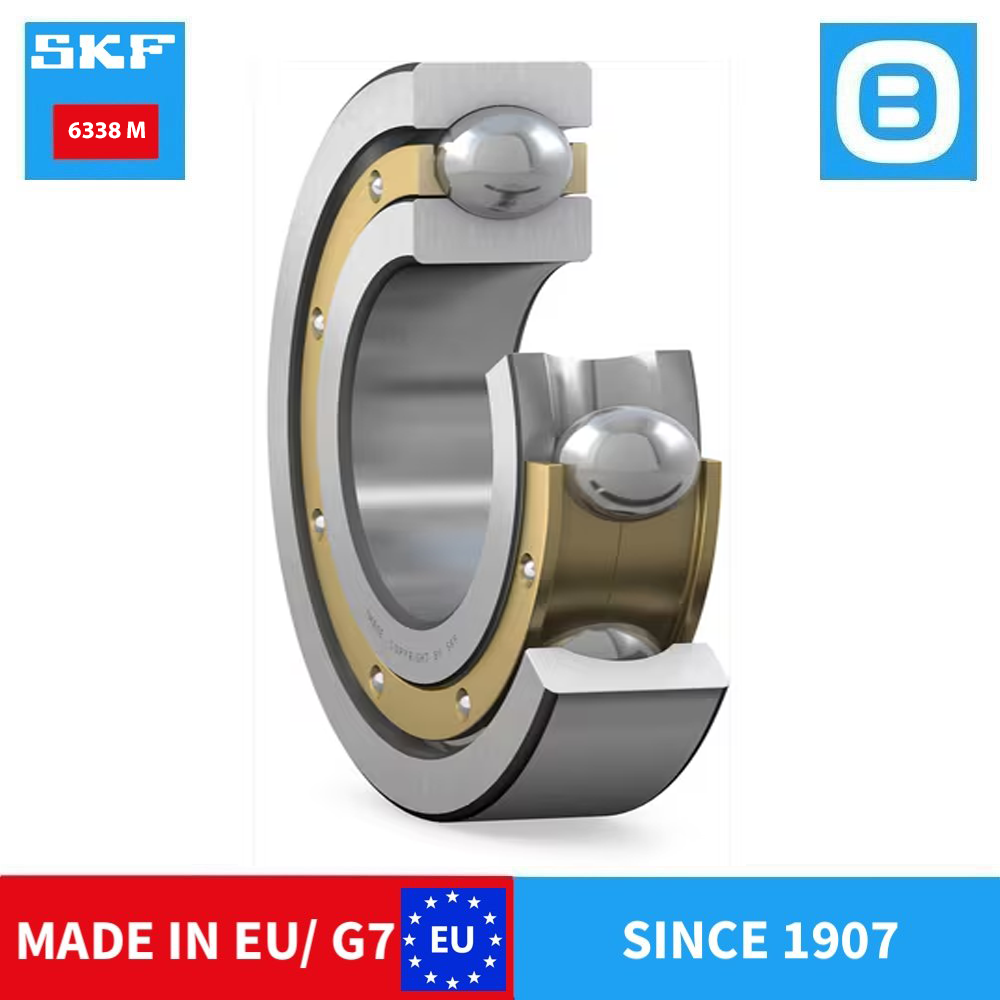 SKF 6338 M Deep groove ball bearing, Vòng bi cầu, d190xD400xB78 mm, Xuất sứ EU/G7