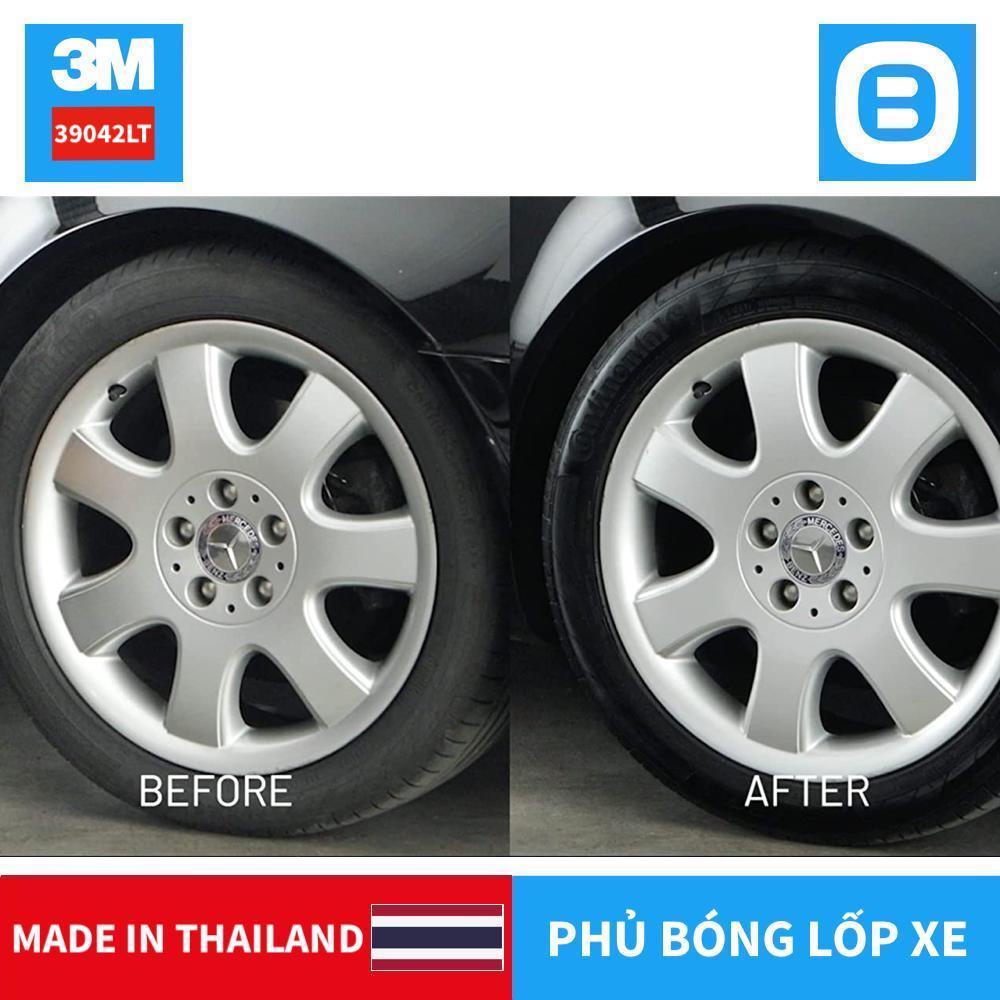 3M 39042LT Tire Dressing, Chai xịt bảo dưỡng và phủ bóng lốp xe, 400ml