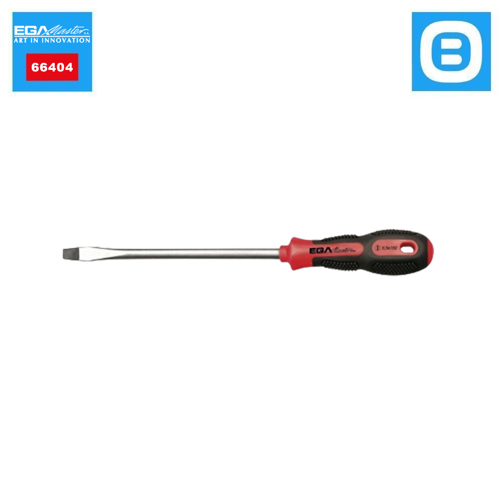 EGA Master 66438, Screwdriver electrician bake ph-0 ega, Tua vít bake, Chất liệu thép chrome-vanadi, Màu đỏ đen