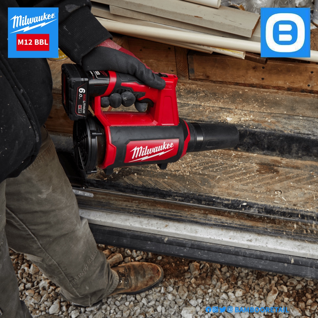 Milwaukee M12 BBL, Máy thổi bụi 12V, Màu đỏ đen, 16142004