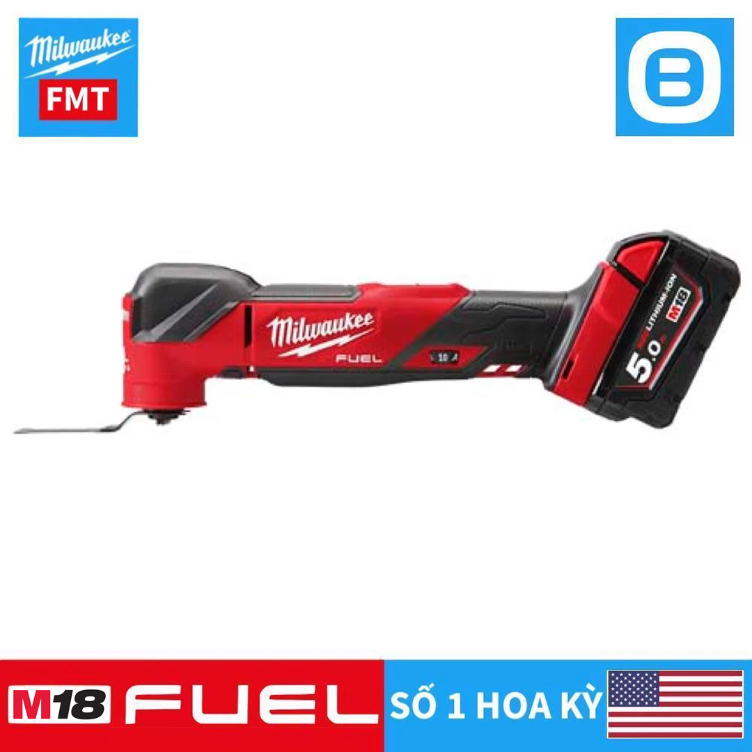 Milwaukee M18 FMT, Máy cắt đa năng, 18V, Màu đỏ đen, 18517009