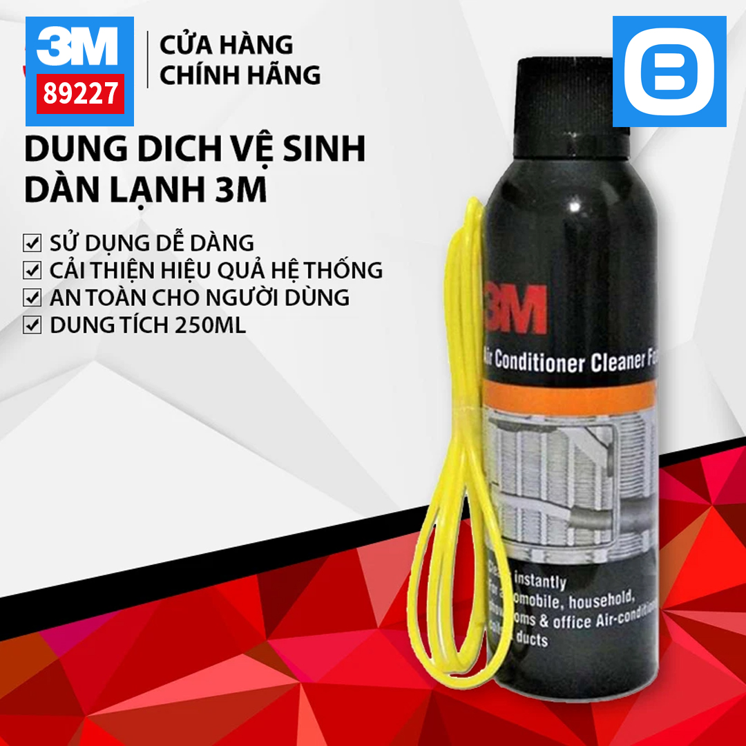 3M Air Conditioner Cleaner Foam, Dung dich vệ sinh máy lạnh, 250ml