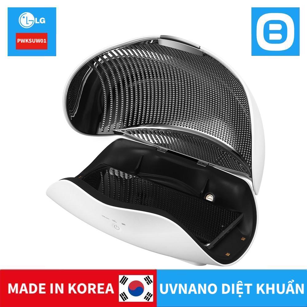 LG Puricare 2, Hộp đựng khẩu trang lọc khí điện tử Puricare thế hệ 2, UVnano diệt khuẩn, Màu trắng