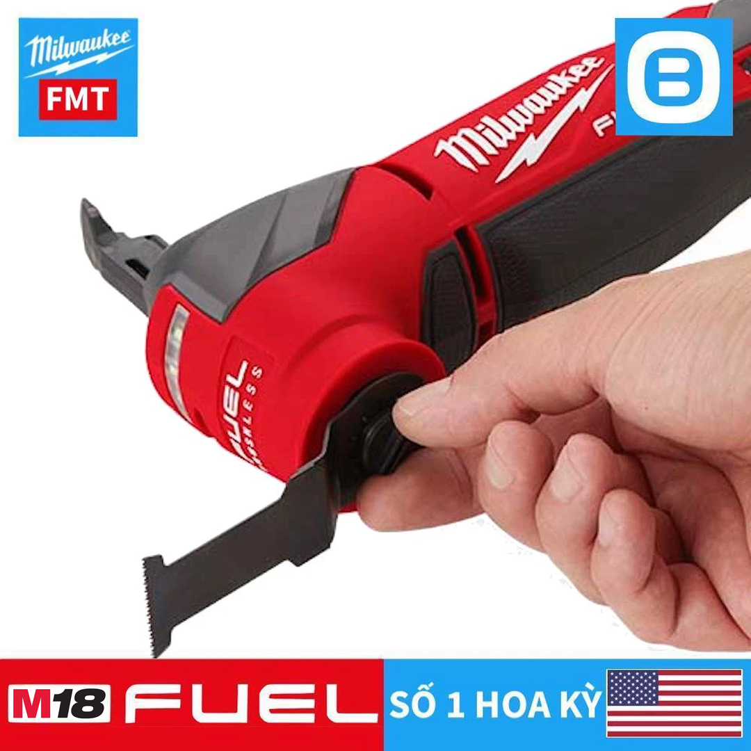 Milwaukee M18 FMT, Máy cắt đa năng, 18V, Màu đỏ đen, 18517009