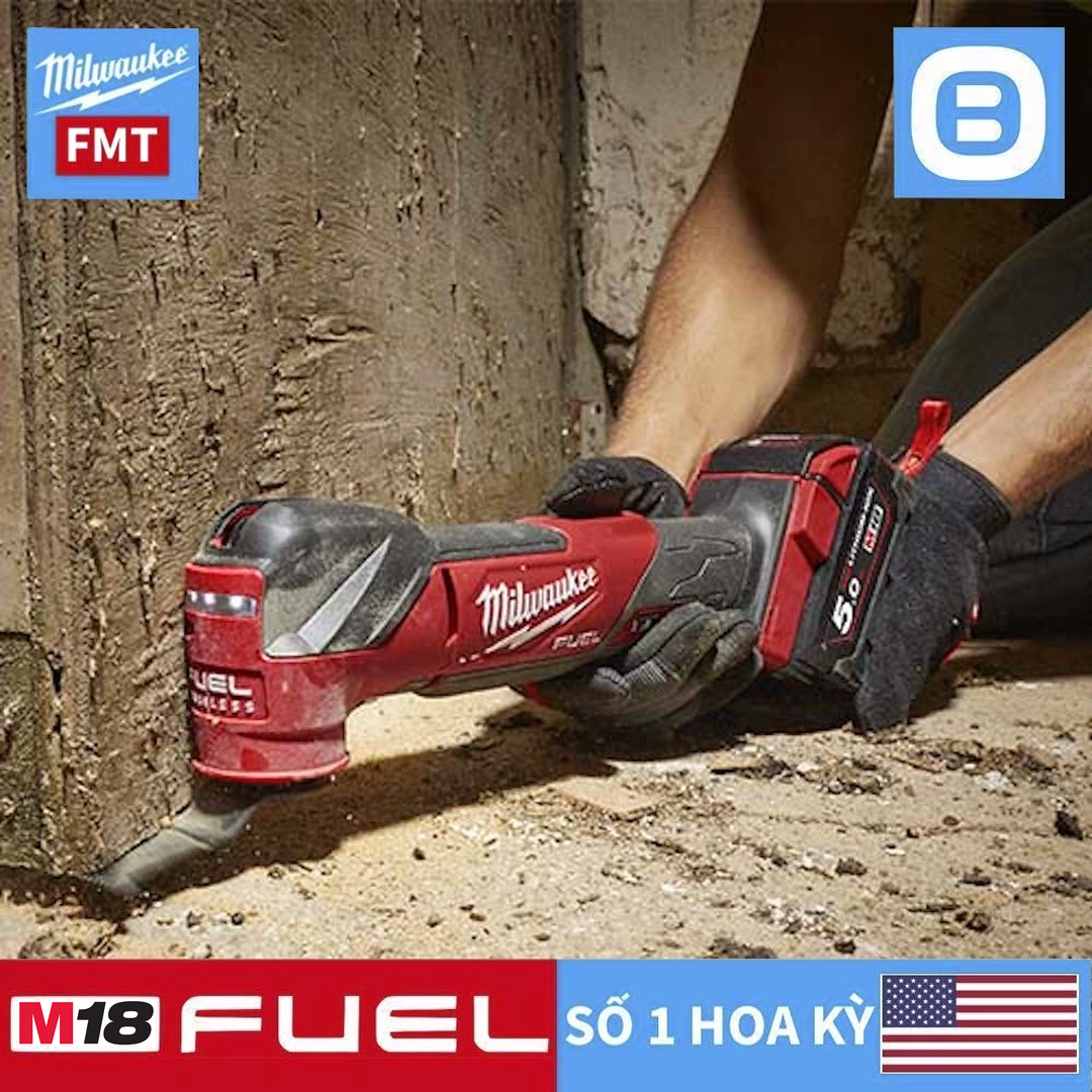 Milwaukee M18 FMT, Máy cắt đa năng, 18V, Màu đỏ đen, 18517009