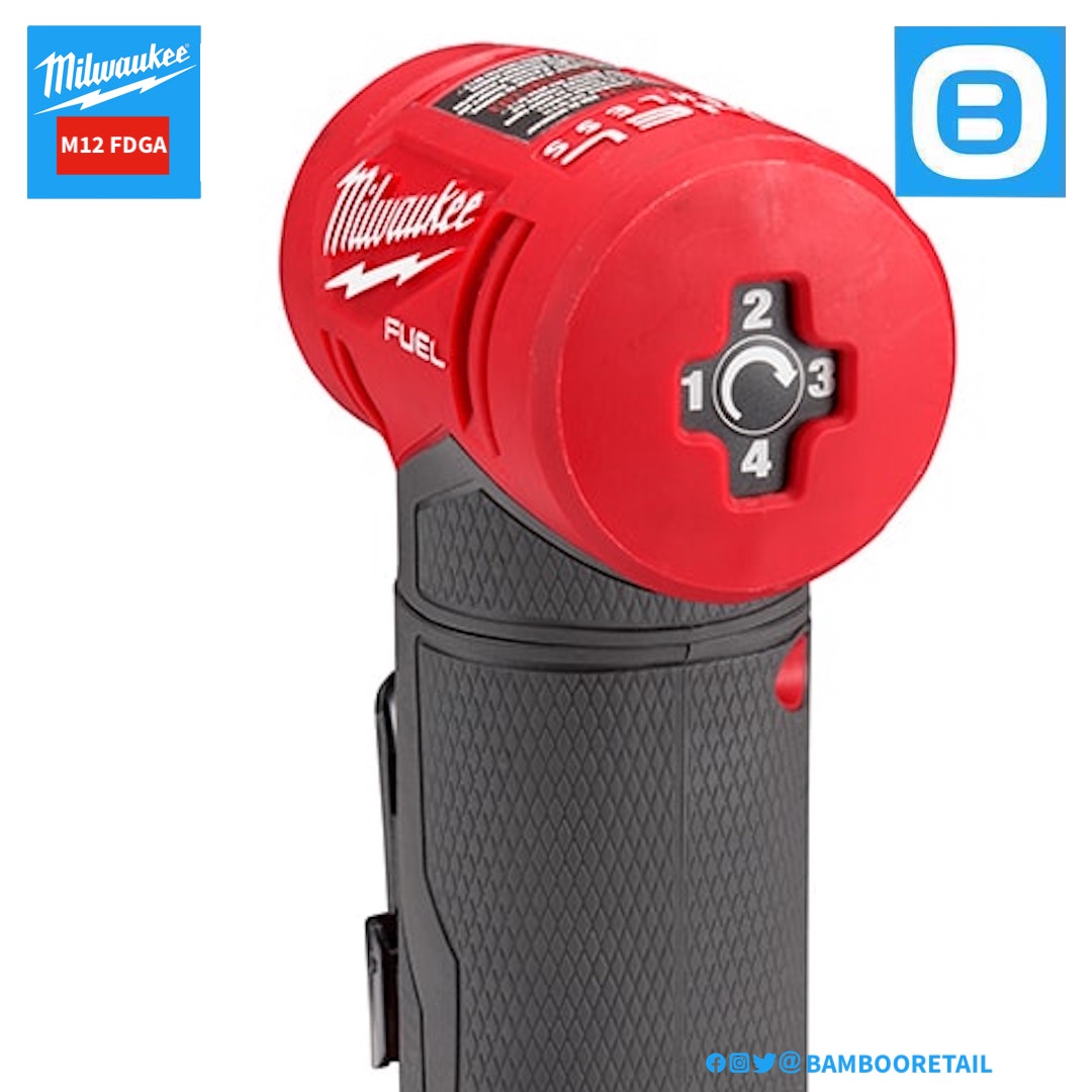 Milwaukee M12 FDGA, Máy mài khuôn góc, 12V, Màu đỏ đen, 18394009