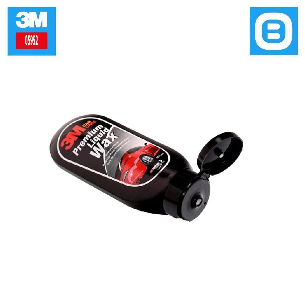 3M 05952 Premium Liquid Wax, Dung dịch lau làm bóng xe, 200ml