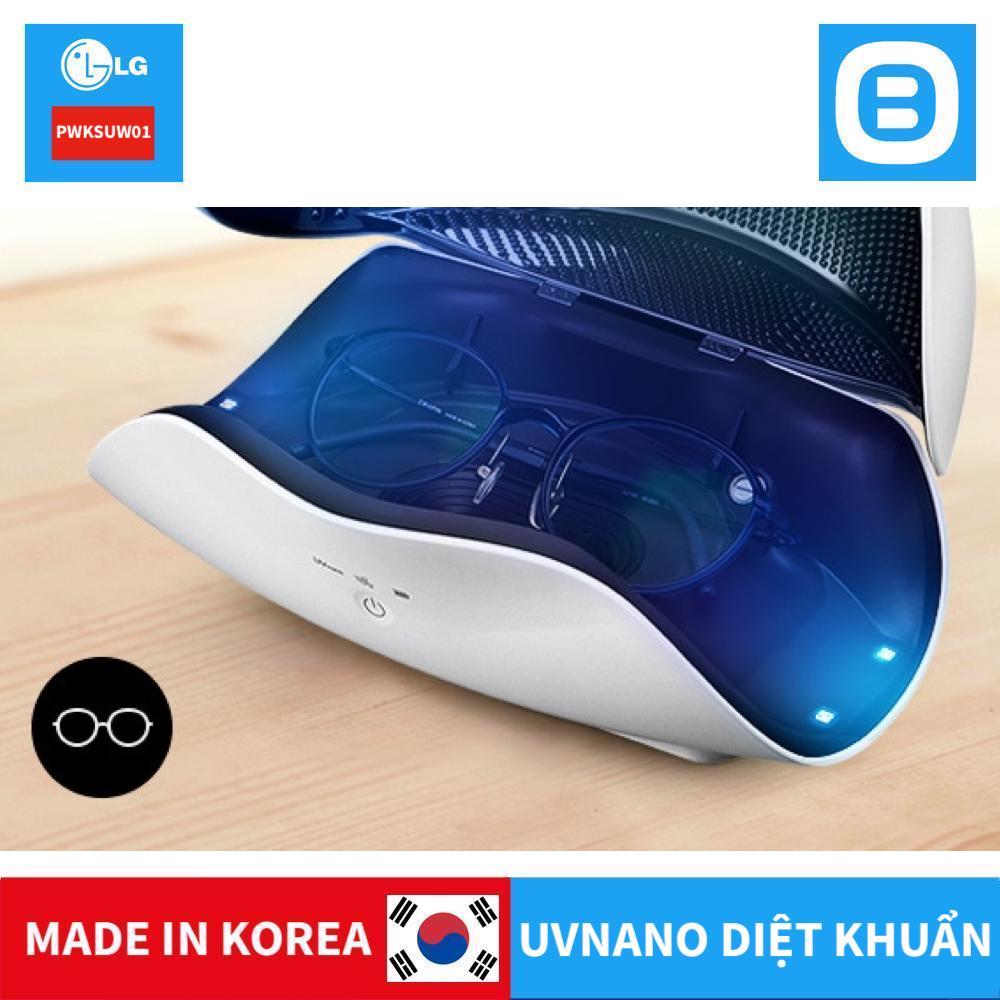 LG Puricare 2, Hộp đựng khẩu trang lọc khí điện tử Puricare thế hệ 2, UVnano diệt khuẩn, Màu trắng