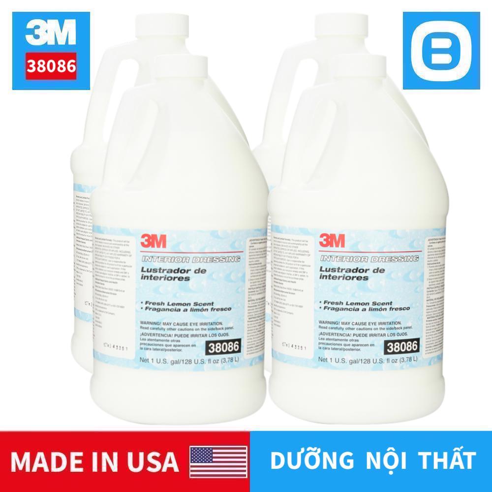 3M 38086, Dung dịch bảo dưỡng nội thất ô tô, 3.78lít