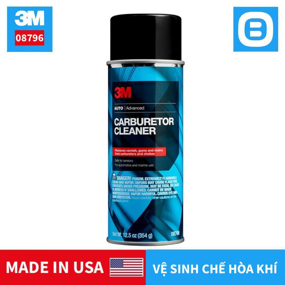 3M 08796 Carburetor Cleaner, Chai xịt vệ sinh chế hòa khí, 354gr