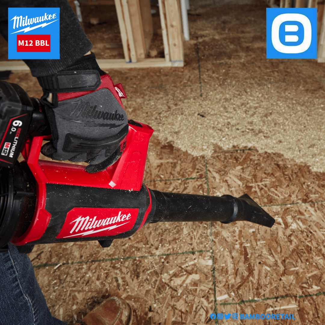 Milwaukee M12 BBL, Máy thổi bụi 12V, Màu đỏ đen, 16142004