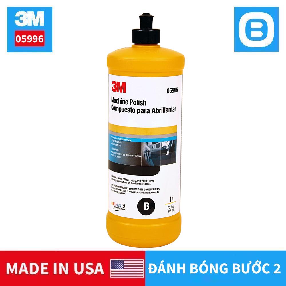 3M 05996 Machine Polish, Paste đánh bóng bước 2, 946ml