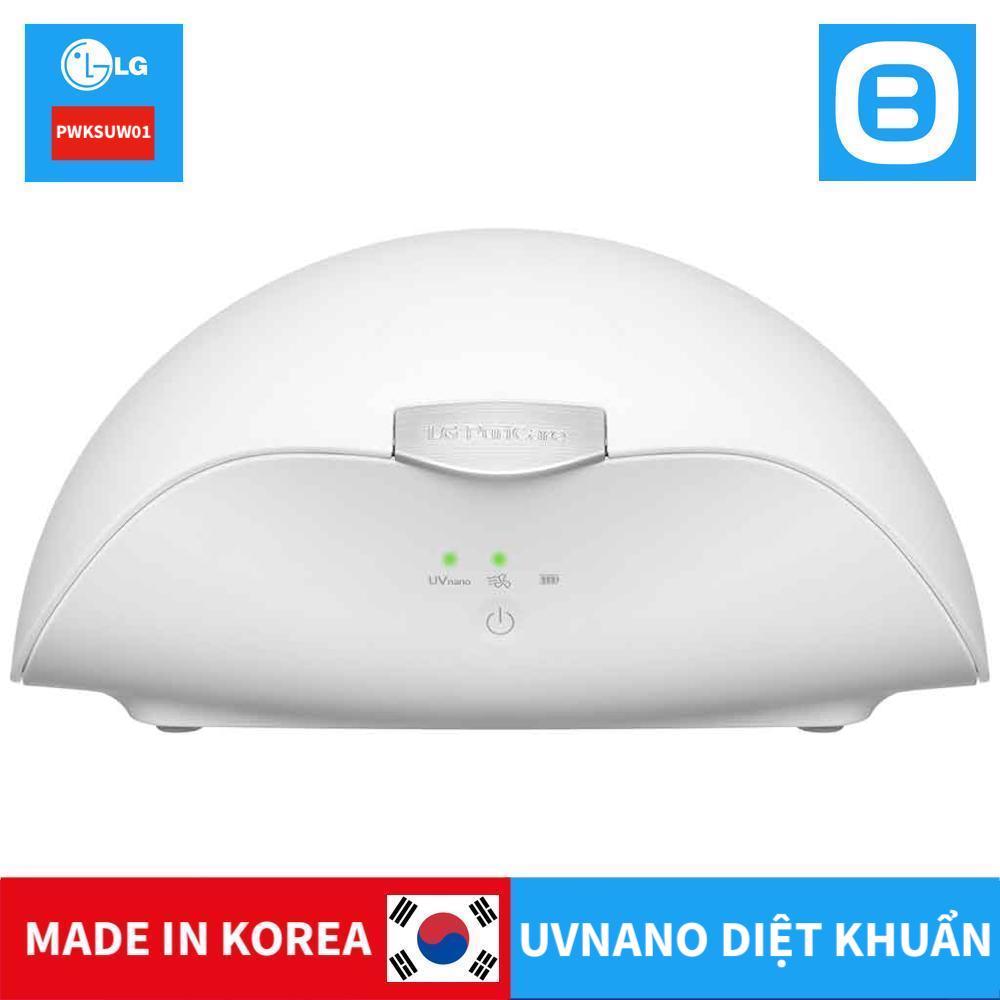 LG Puricare 2, Hộp đựng khẩu trang lọc khí điện tử Puricare thế hệ 2, UVnano diệt khuẩn, Màu trắng