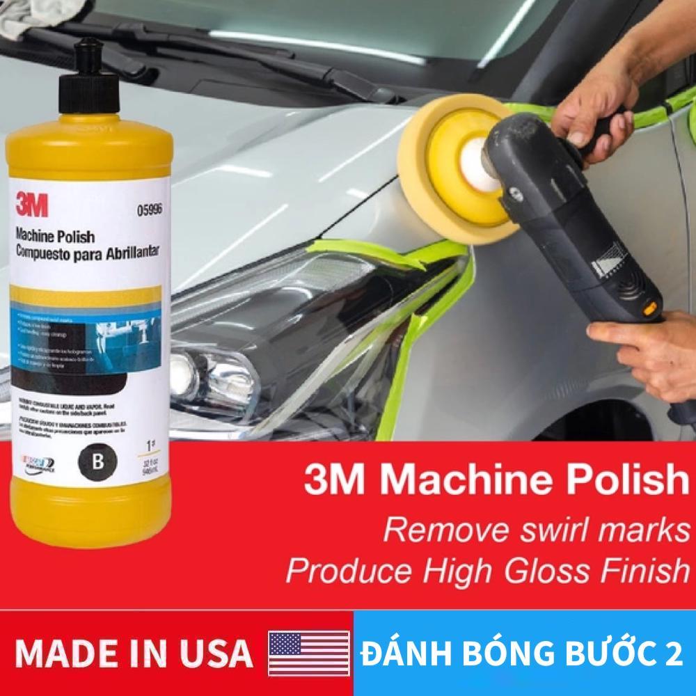 3M 05996 Machine Polish, Paste đánh bóng bước 2, 946ml