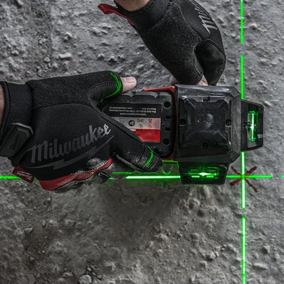 Milwaukee M12 3PL, Máy cân mực laser, 12V, 38m, 330˚, IP54, Màu đỏ đen, 6912703