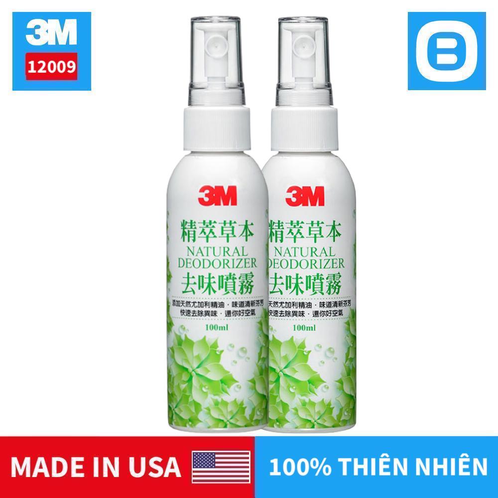 3M 12009 Natural Deodorizer, chai khử mùi Sinh học, 100ml