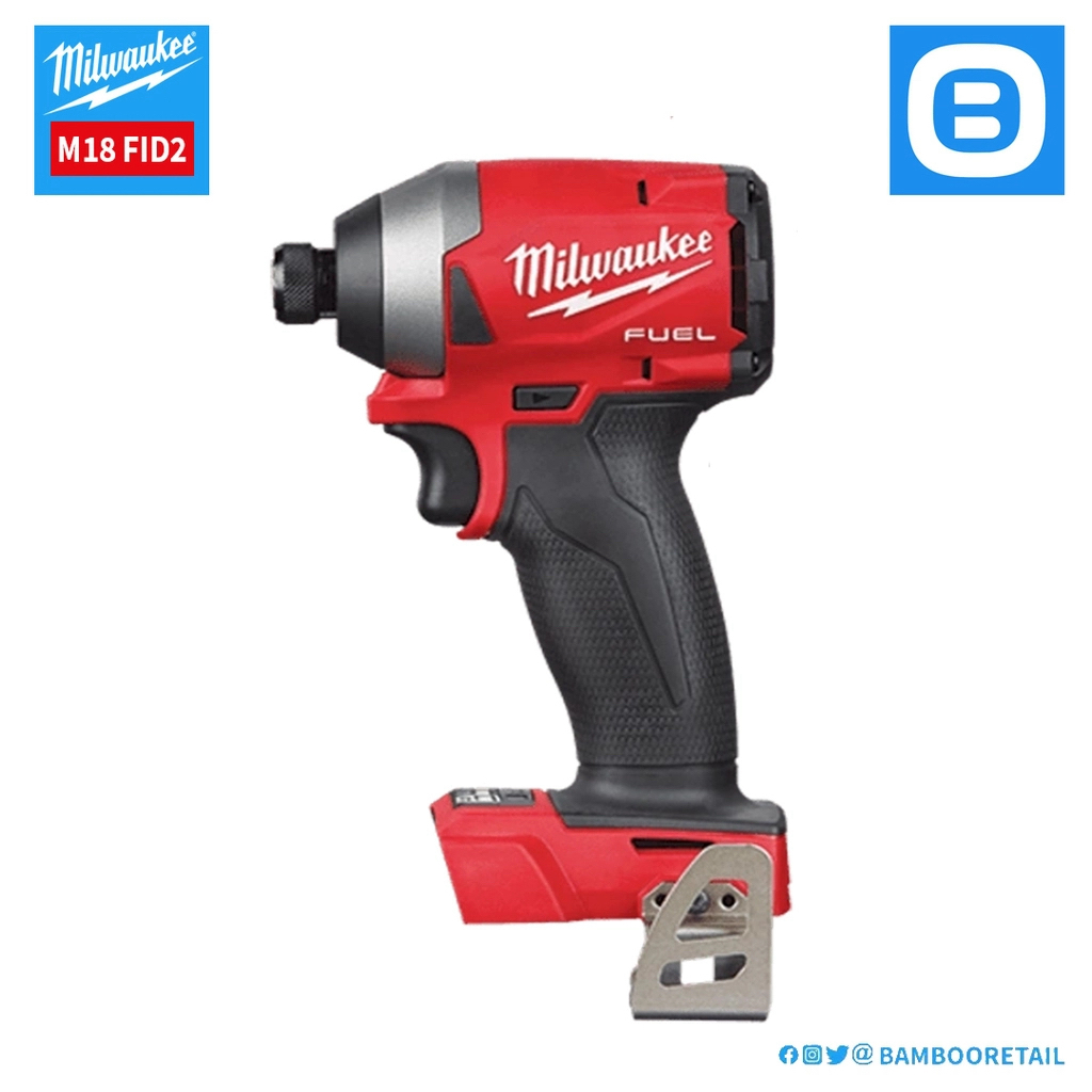 Milwaukee, Combo 2 - Bùng nổ deal siêu ưu đãi, 1 Máy khoan động lực M18 FPD2-0, 2 Pin 18V 5.0Ah, 1 Sạc M12-18C, 1 Máy vặn vít M18 FID2-0, 1 Bộ găng tay chống cắt level 1