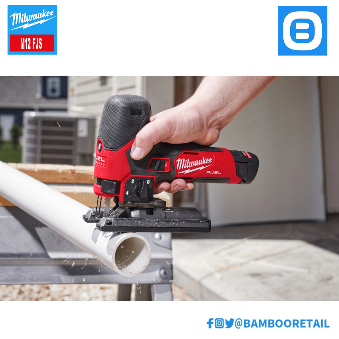 Milwaukee M12 FJS, Máy cưa sọc, 12V, Độ sọc 22.2 (mm), Màu đỏ đen