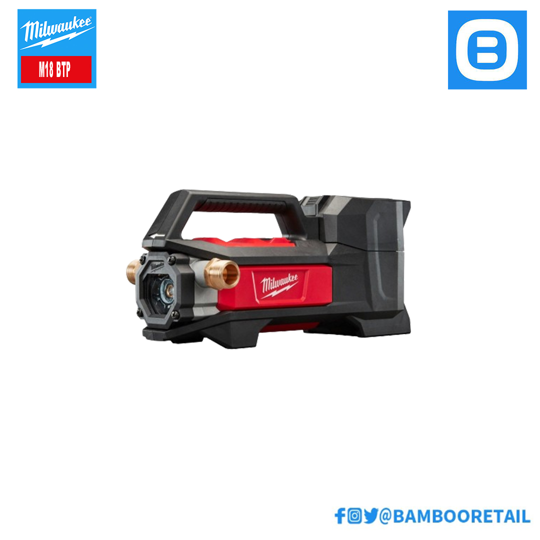 Milwaukee M18 BTP, Máy bơm chuyển đổi, 18V, Lưu lượng tối đa 30.3 (l/p), Màu đỏ đen