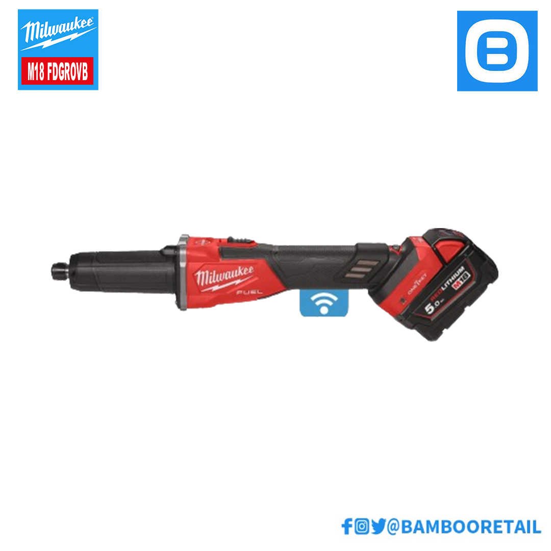 Milwaukee M18 FDGROVB, Máy mài khuôn, 18V, Tốc độ không tải 8,000 - 20,000 (v/p), Màu đỏ đen