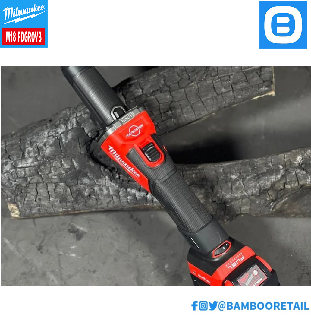 Milwaukee M18 FDGROVB, Máy mài khuôn, 18V, Tốc độ không tải 8,000 - 20,000 (v/p), Màu đỏ đen