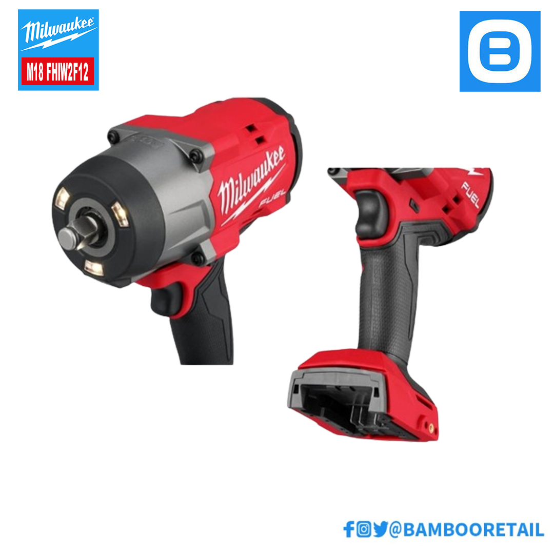 Milwaukee M18 FHIW2F12, Máy siết bu lông, 18V, Tốc độ không tải 0-700/ 1,300/ 2,000 (v/p), Màu đỏ đen