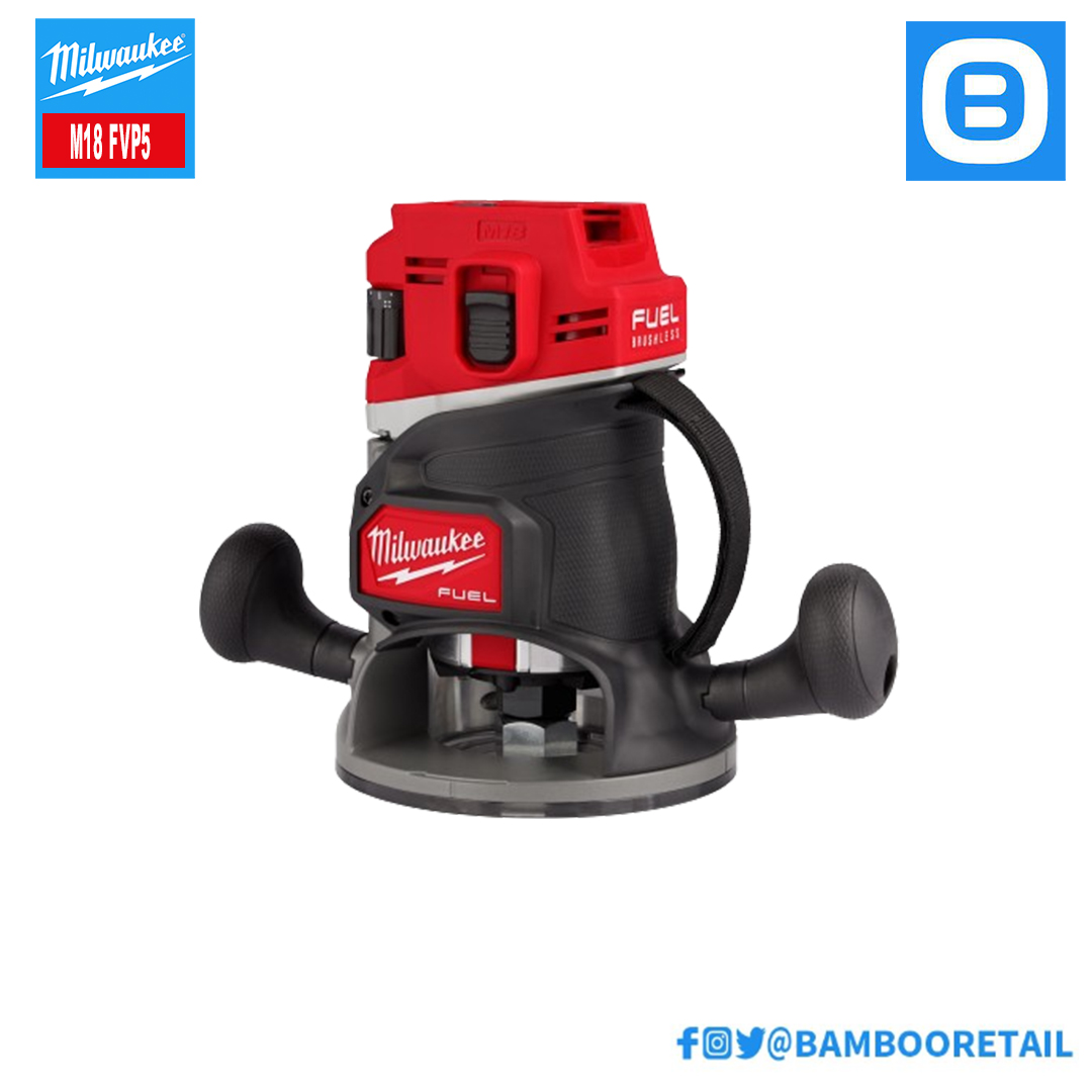 Milwaukee M18 FR12, Máy phay, 18V, Tốc độ không tải 12,000 - 25,000 (v/p), Màu đỏ đen