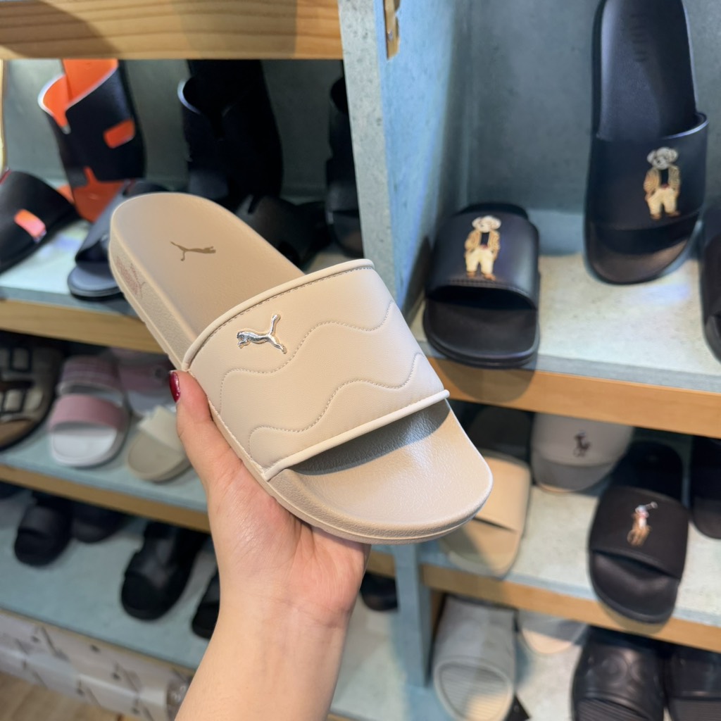 Dép Puma Leadcat 2.0 Puffy - Kem Be