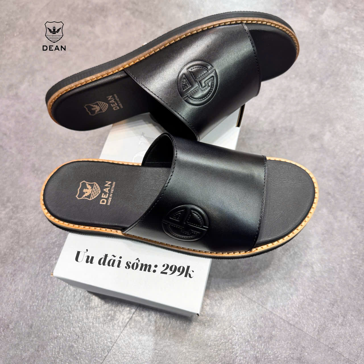 Dép Da CAPTAIN - Dean Brand CA.01