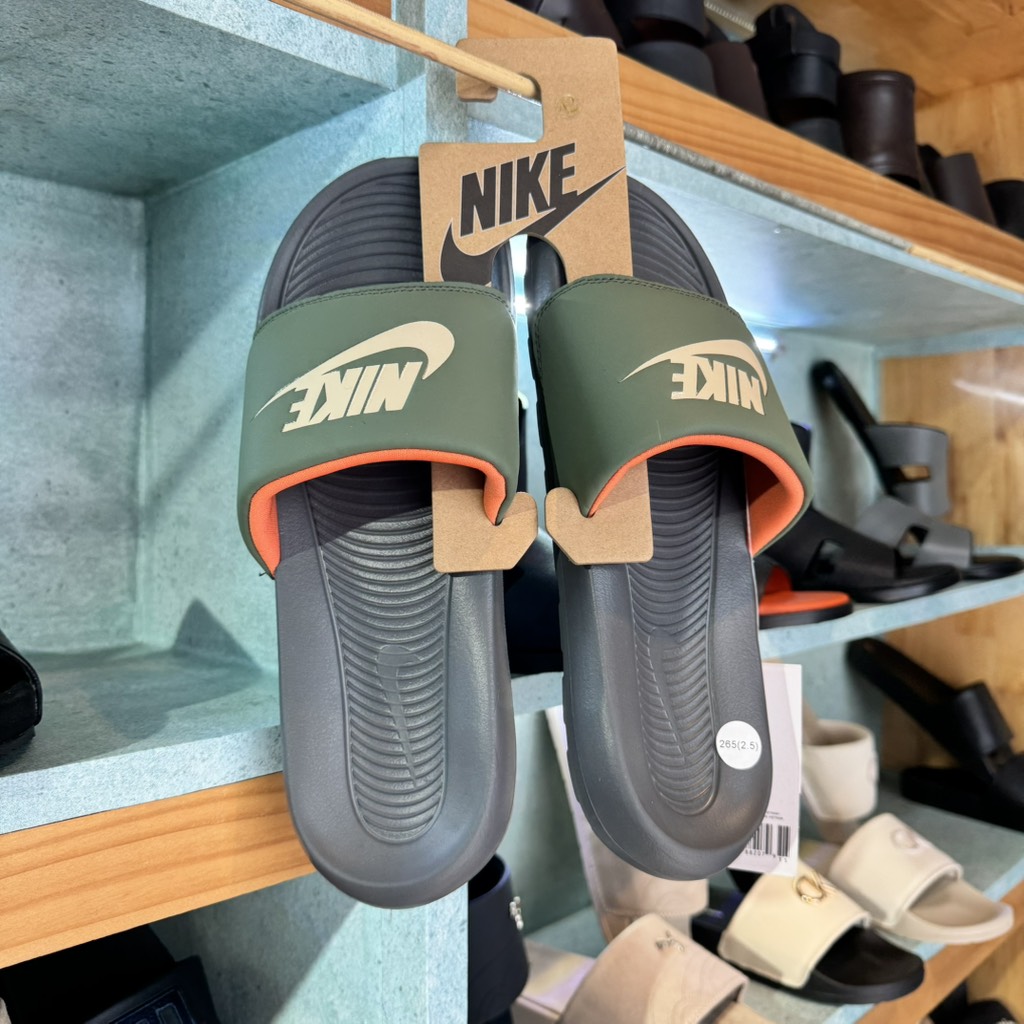 Nai..ke Victori One Slide - Dark Grey Army Green/ Xám Xanh