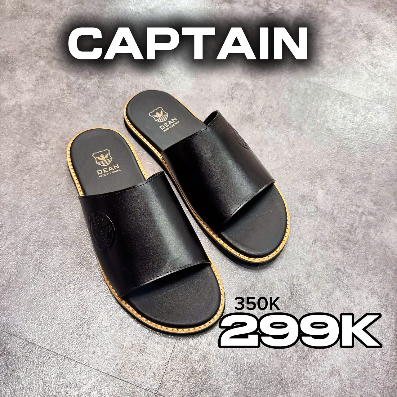 Dép Da CAPTAIN - Dean Brand CA.01