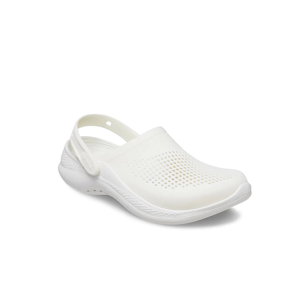 Clog LR- Alomst White Full Trắng Bóp Eo