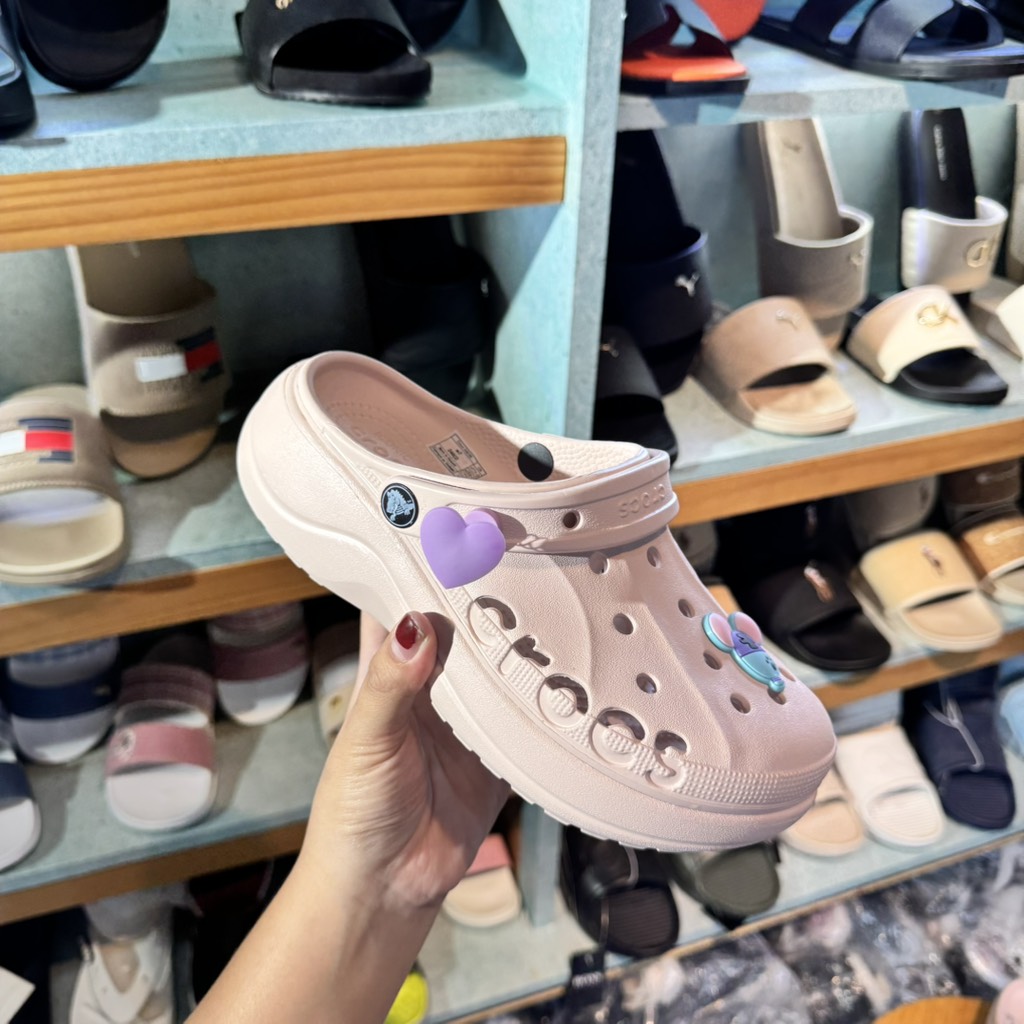 Crocs Baya Band - Roomy Fit Light Pink Rose